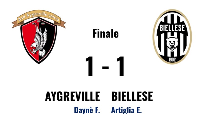 Pareggio per la Biellese contro l’&nbsp;Aygreville.