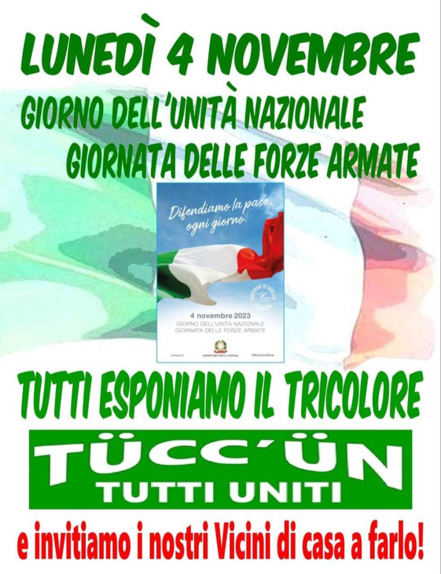 Comunicato Stampa degli Alpini Biellesi sulla Giornata delle Forze Armate. Gli auguri del Presidente&nbsp;Fulcheri