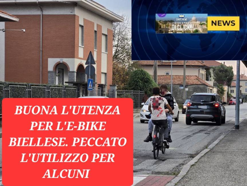 Ener.bit sul servizio e-bike sharing: “Attenzione ad un uso corretto”.Numeri in crescita per il servizio biellese, ma con essi le pratiche&nbsp;sconsiderate.