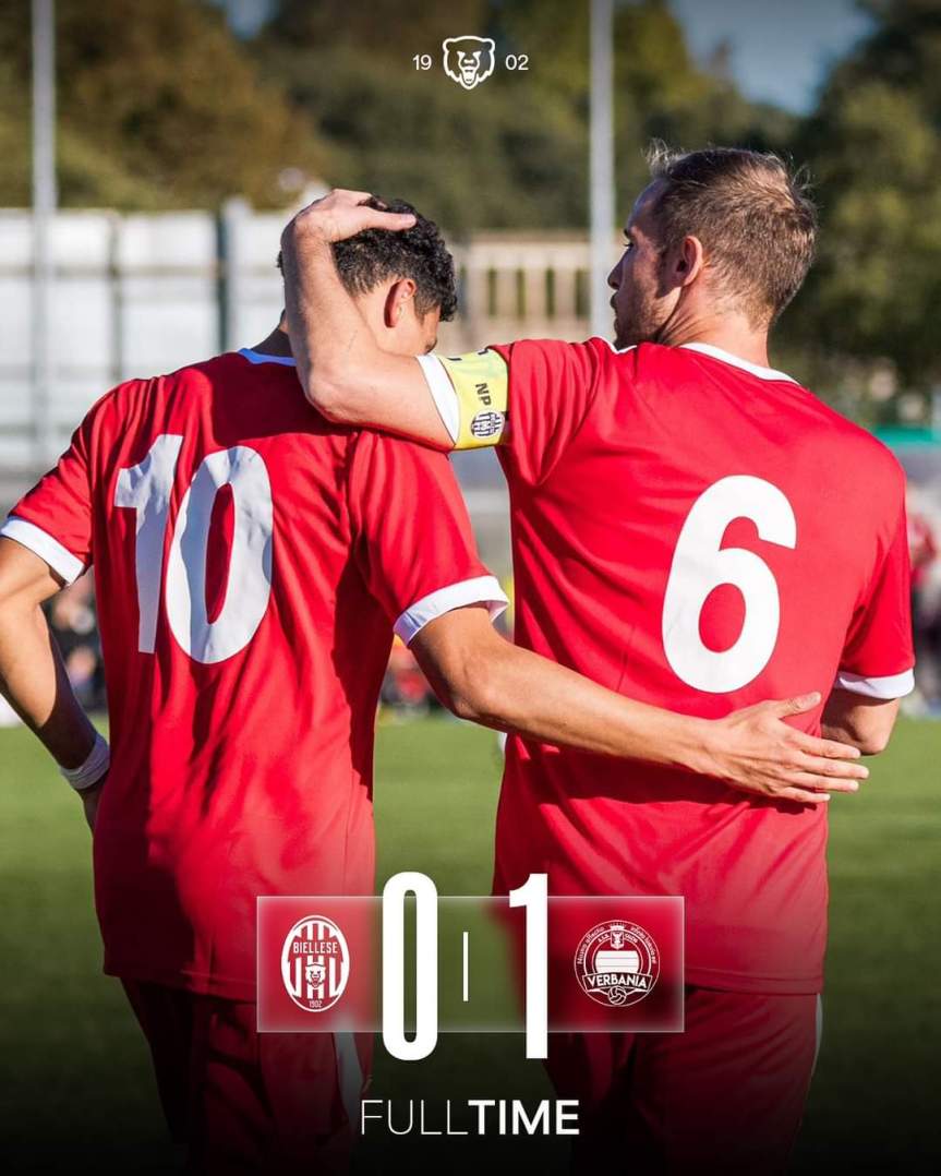 Difficile Domenica per la Biellese. Il Verbania purtroppo ha avuto la meglio. Ecco come&nbsp;⤵️