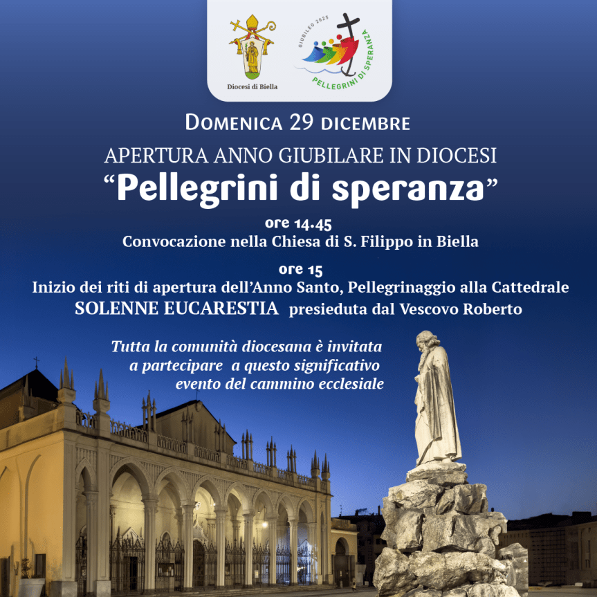 Apertura Anno Giubilare a Biella”Pellegrini di&nbsp;Speranza”