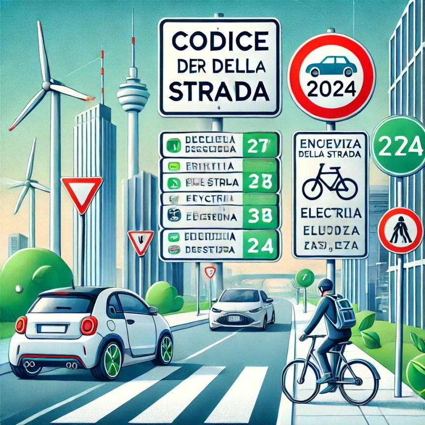 Da oggi in atto il nuovo codice della strada&nbsp;2024