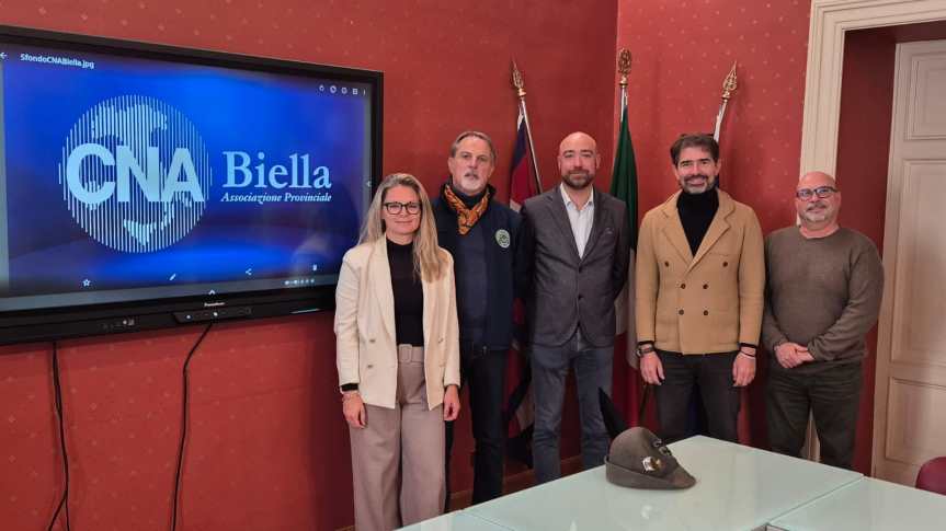 Gli auguri di CNA a Biella con gli&nbsp;Alpini