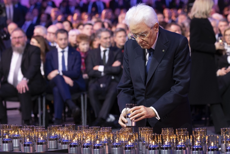 Mattarella ad Auschwitz per l’80° anniversario della liberazione del campo di&nbsp;concentramento
