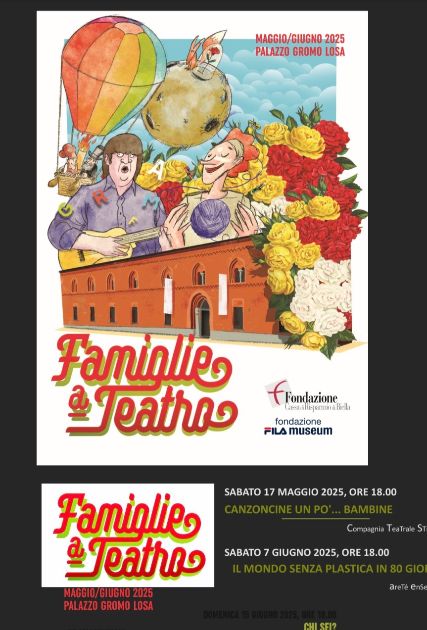 Famiglie e a teatro: CANZONCINE UN PO’…BAMBINE, riparte il 17 maggio la rassegna realizzata dalla Fondazione Cassa di Risparmio di&nbsp;Biella.