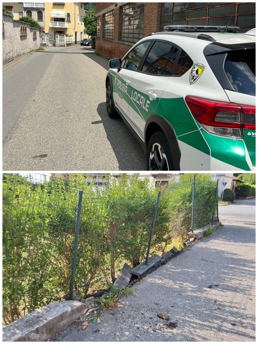 ABBATTE LA RECINZIONE DI UN EDIFICIO E SCAPPA, RINTRACCIATO DALLA POLIZIA&nbsp;LOCALE