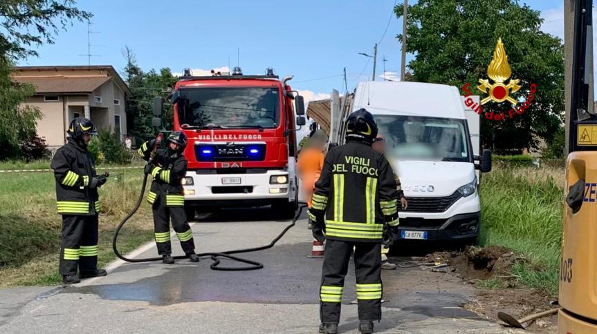 *Salussola San Secondo, intervento dei Vigili del fuoco* Comunicato&nbsp;Stampa