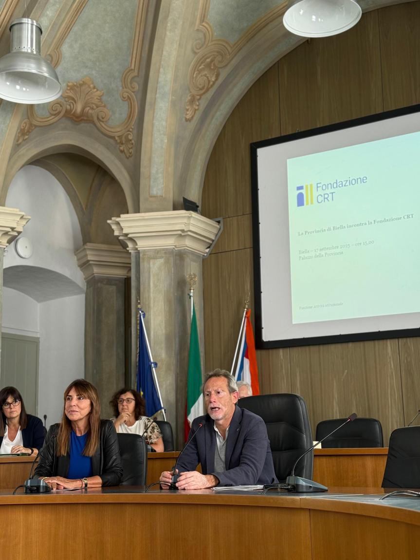 Fondazione CRT incontra Provincia di Biella: nuove sfide e&nbsp;opportunità