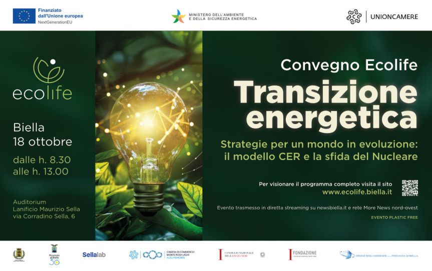 Il Ministro Gilberto Pichetto Fratin a Biella per Ecolife per parlare di transizione&nbsp;energetica