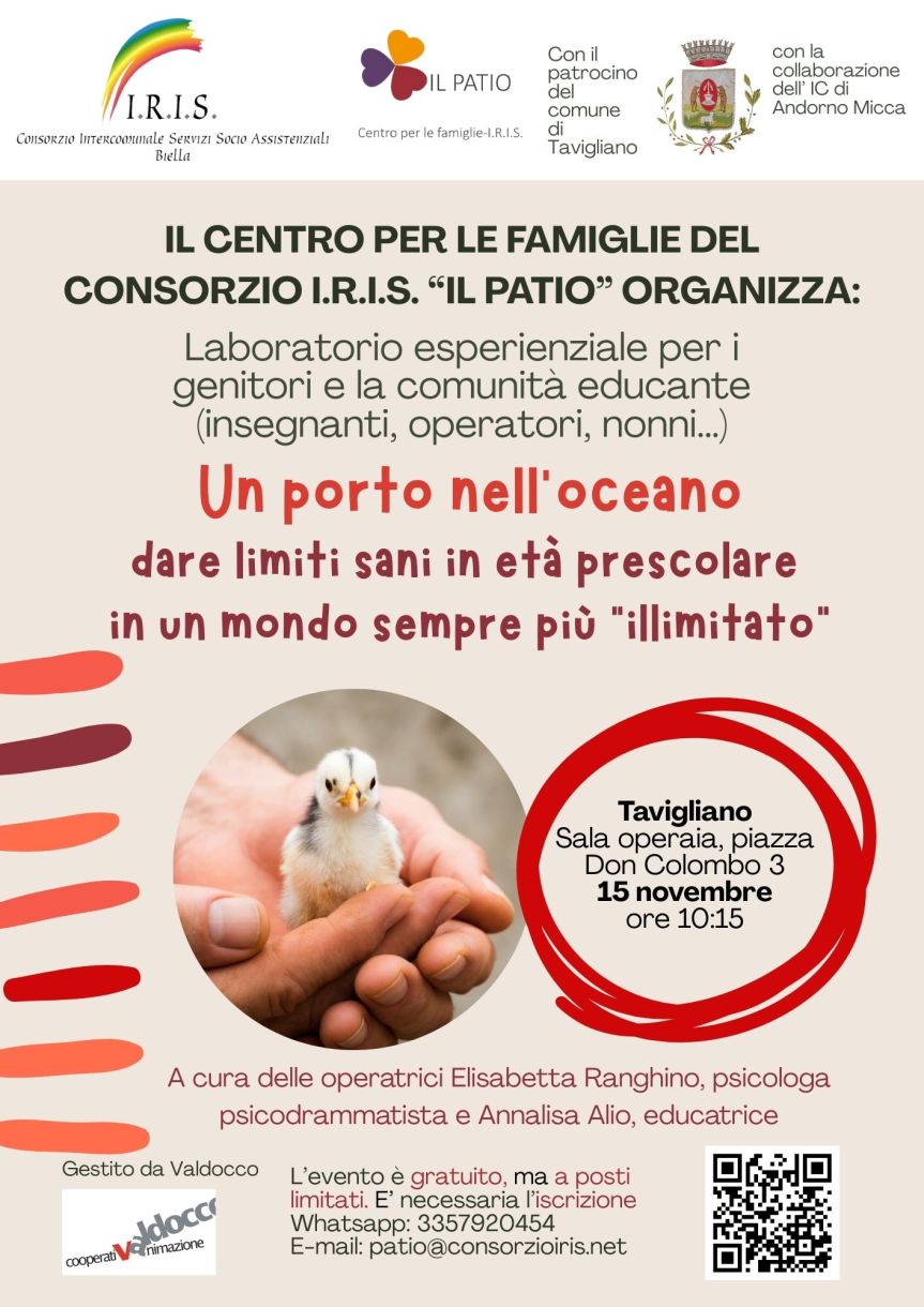 “MA CHE FACCIAMO IO E TE?: attività con i i bimbi in età 0-6 anni.&nbsp; appuntamenti per genitori e comunità educante con la Pedagogista Annalisa Perino e gli operatori del Centro Famiglie&nbsp;IRIS