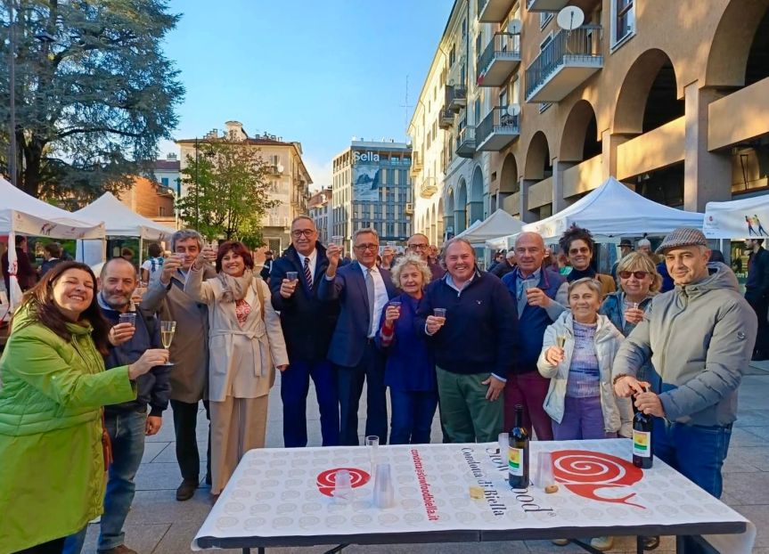 Inaugurato a Biella il primo Mercato della Terra Slow&nbsp;Food