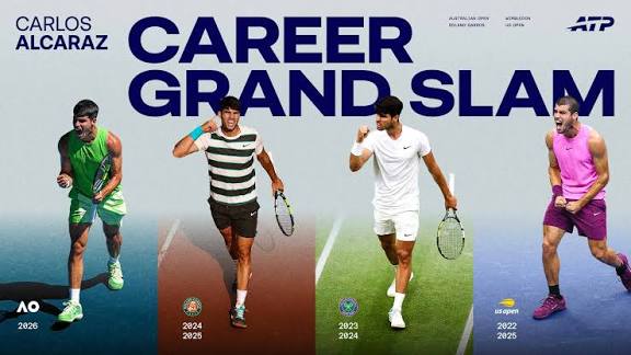 CARLOS ALCARAZ È IL TENNISTA MASCHIO PIÙ GIOVANE DELLA STORIA A COMPLETARE IL CAREER GRAND&nbsp;SLAM!