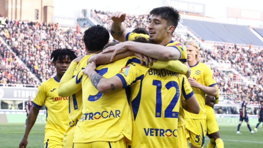 Bologna avanti ma rimontato rapidamente; Verona conquista tre punti pesanti per la lotta&nbsp;salvezza