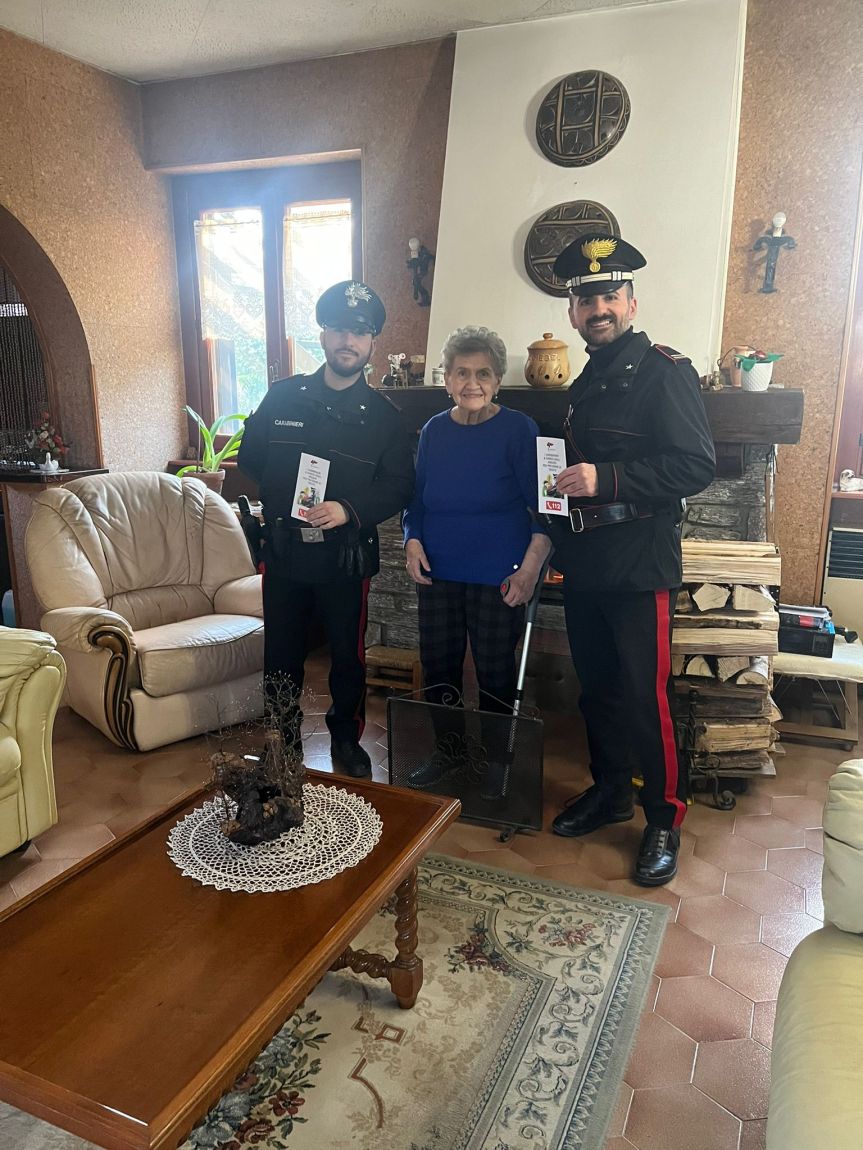 CREVACUORE: I CARABINIERI ACCORCIANO LE DISTANZE. VISITE DI CORTESIA AGLI ANZIANI SOLI PER PREVENIRE LE&nbsp;TRUFFE