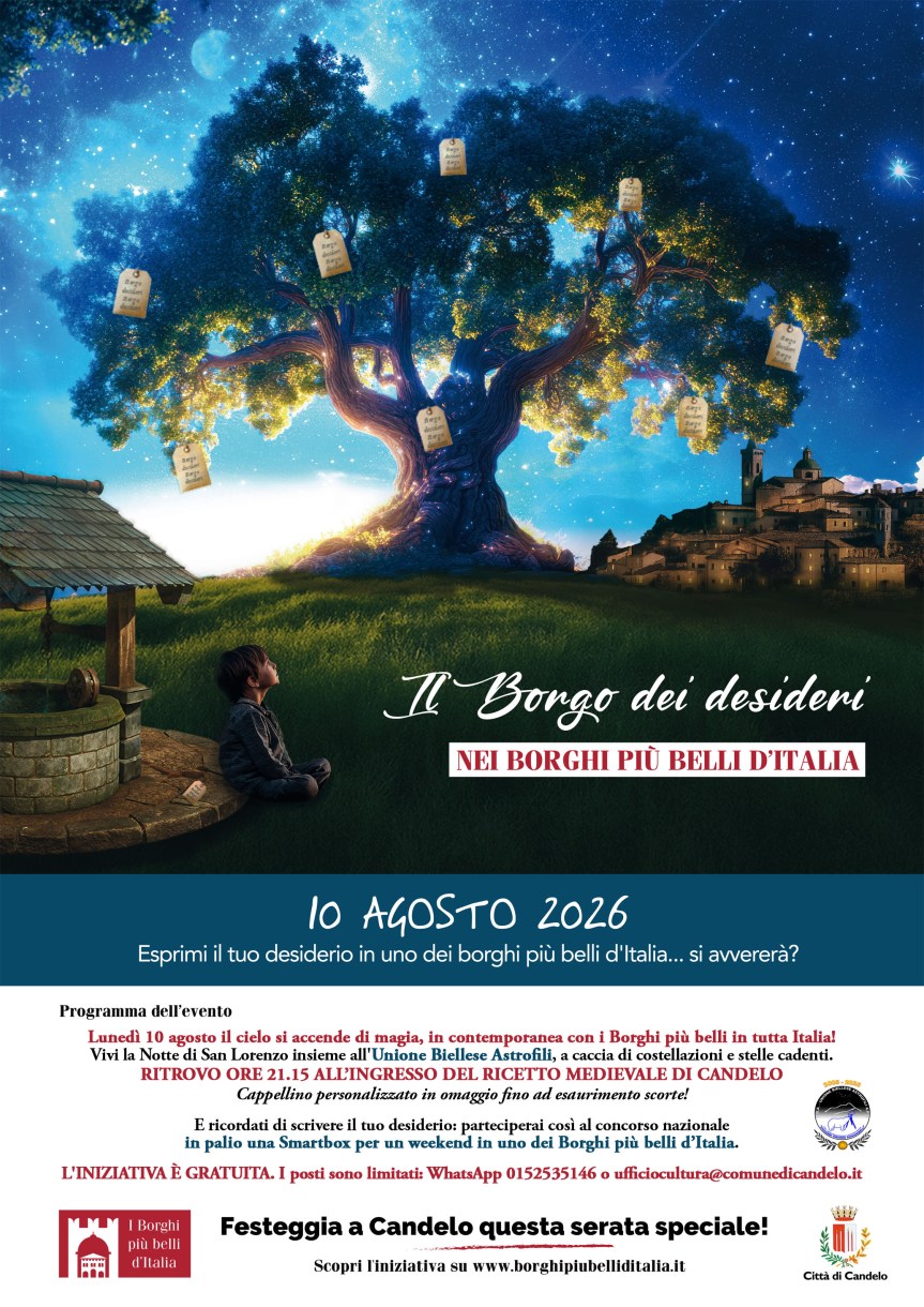 “Il borgo dei desideri” a&nbsp;Candelo