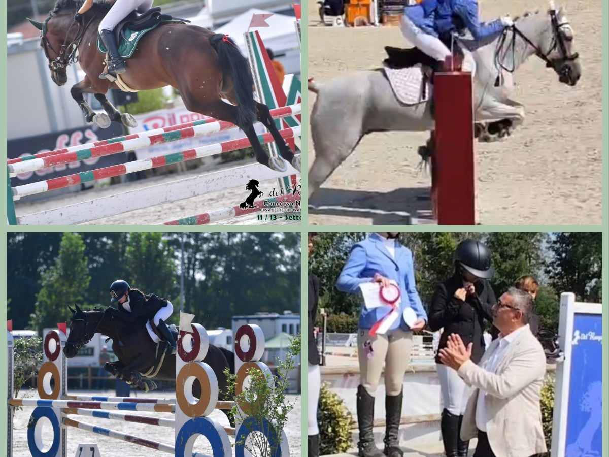 IL ROSIGNOLO, SCUDERIA TOP E Vincente. Equitazione: tre amazzoni biellesi alle finali nazionali di Cattolica (2-4&nbsp;ottobre)