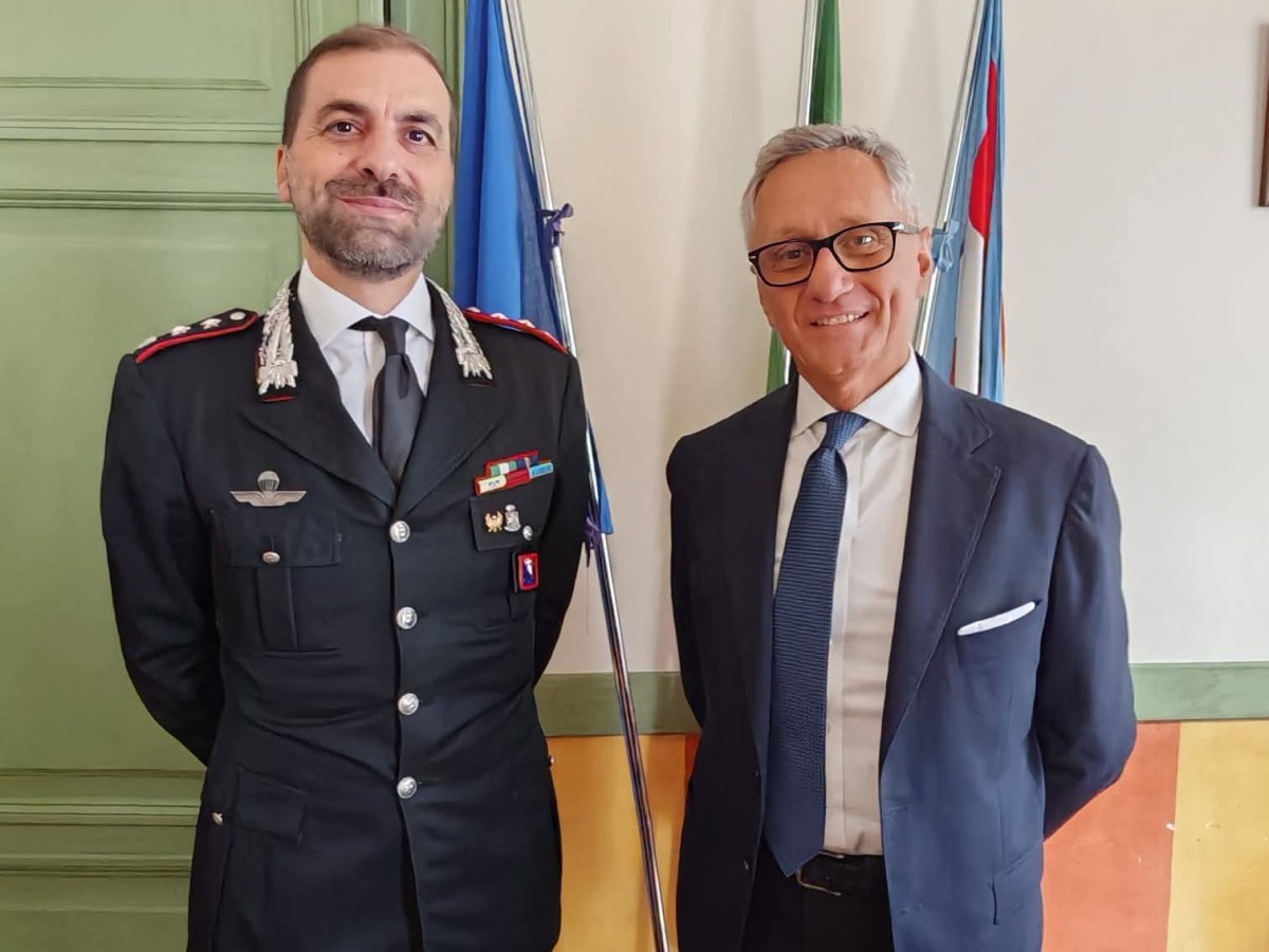 Il Sindaco di Biella Marzio Olivero ha incontrato il nuovo comandante provinciale dell’Arma dei&nbsp;Carabinieri.