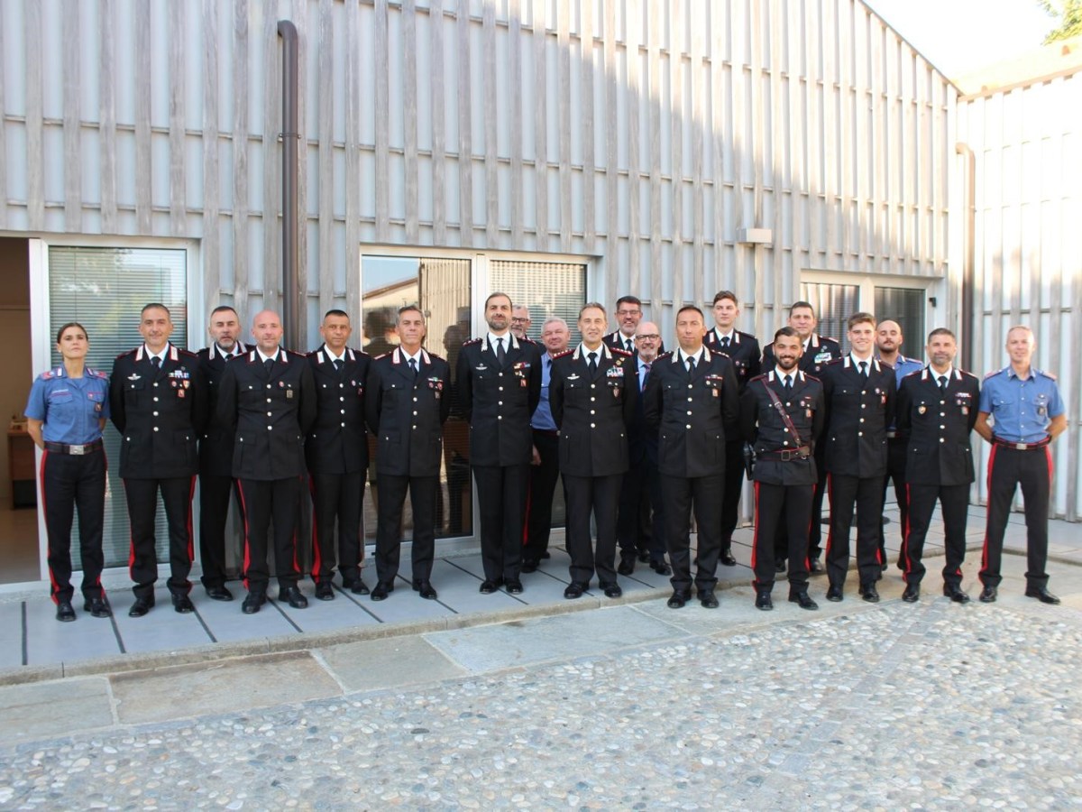 COSSATO – IL GENERALE DI CORPO D’ARMATA RICCARDO GALLETTA IN VISITA ALLA COMPAGNIA&nbsp;CARABINIERI.