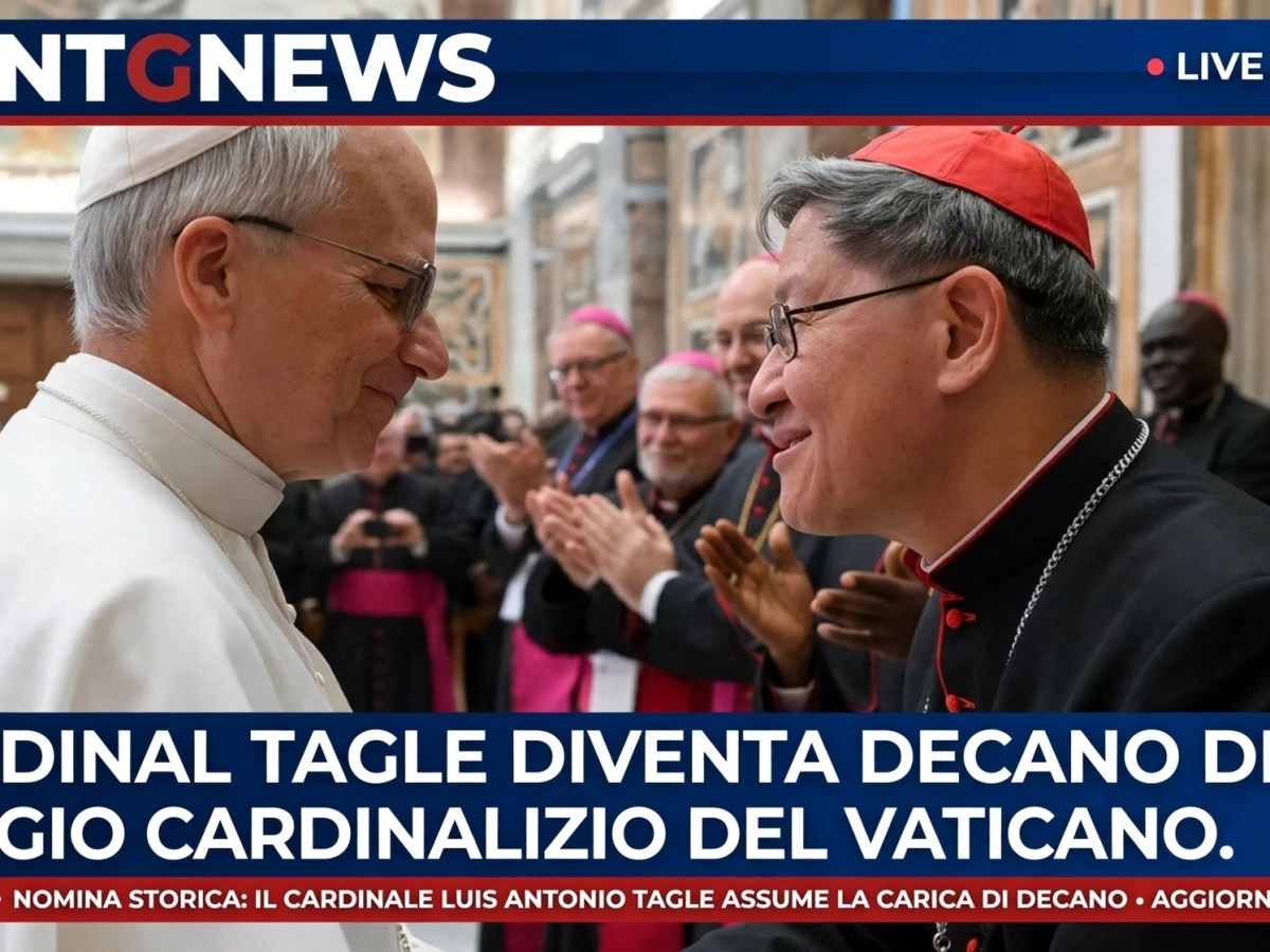 Un filippino come Decano del&nbsp; Collegio Cardinalizio . Si tratta del cardinal&nbsp;Tagle