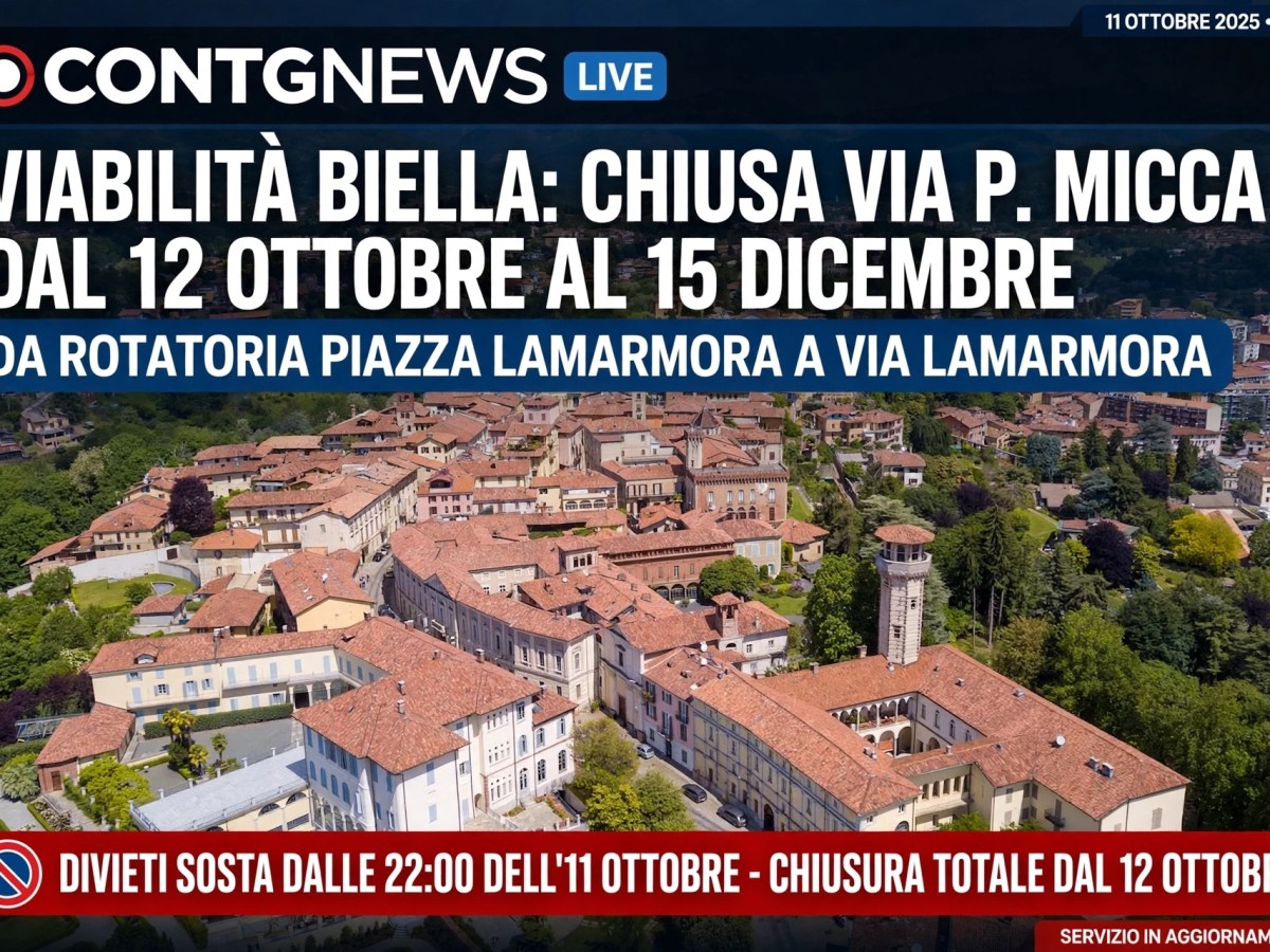 Cambia viabilità a Biella.Ecco le notizie per gli&nbsp;automobilisti.