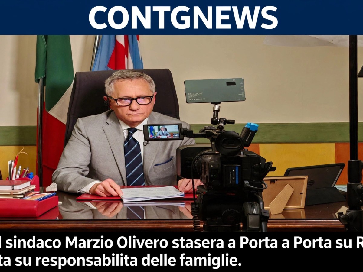 Biella, il sindaco Marzio Olivero stasera a Porta a Porta su Rai1. Proposta su responsabilità&nbsp;famiglie.